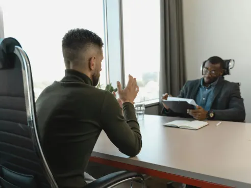 Sala colloquio moderna